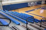 Gymnasium Bleachers. Windward School, Los Angeles, Ca.