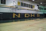 Indoor Bleachers. Notre Dame H.S. Riverside, Ca