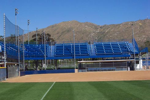 Custom Netting Backstop. U.C.R. Riverside, Ca