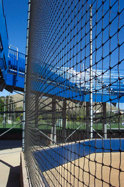 Custom Netting Backstop. U.C.R. Riverside, Ca